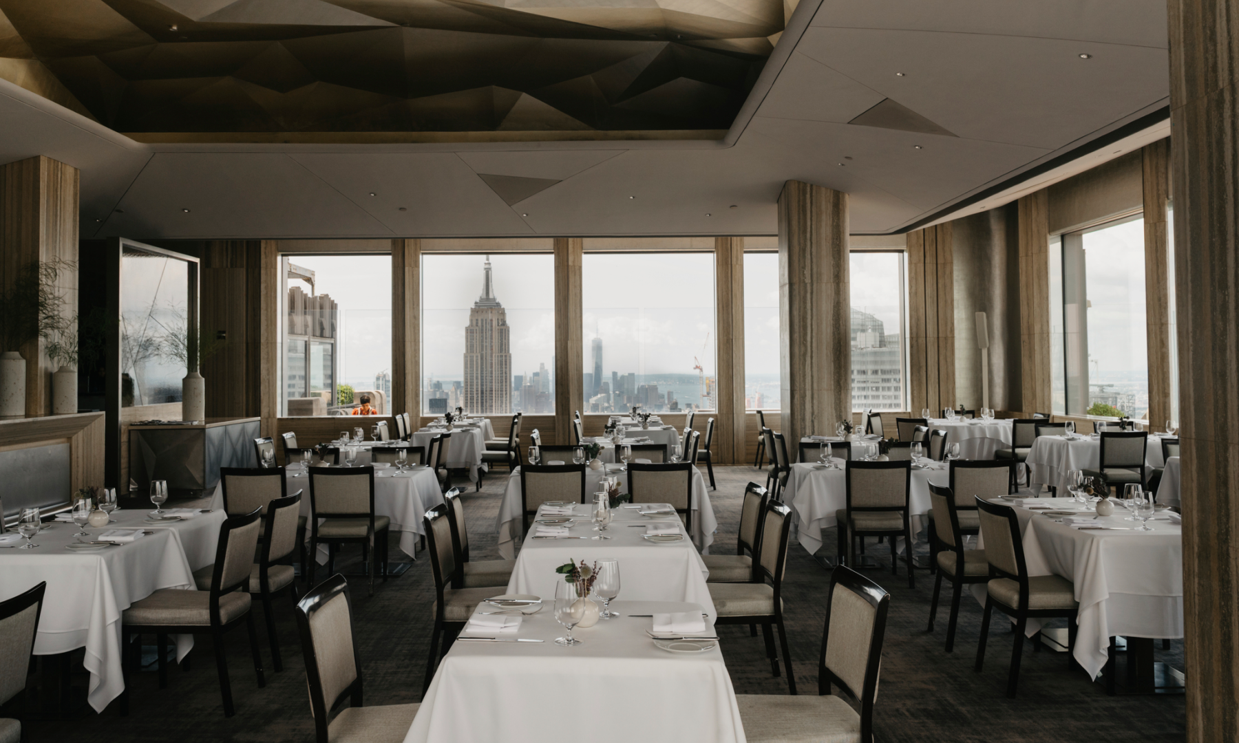 The dining room at Bar SixtyFive