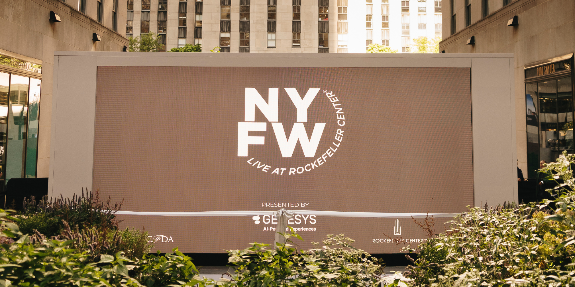 New York Fashion Week at Rockefeller Center