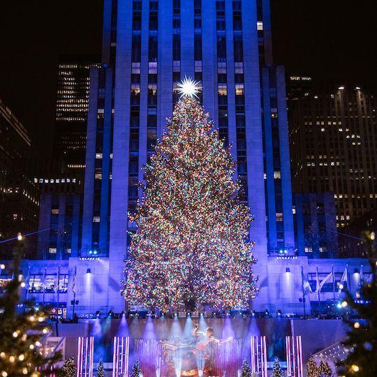Rockefeller Center Christmas Tree lighting on December 1, 2021