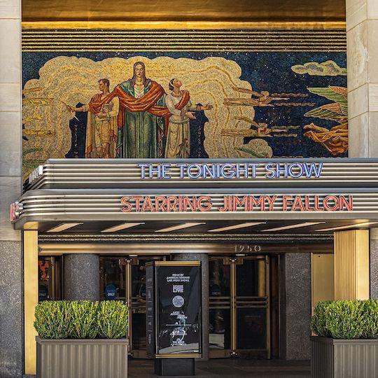 The Tonight Show Starring Jimmy Fallon signage