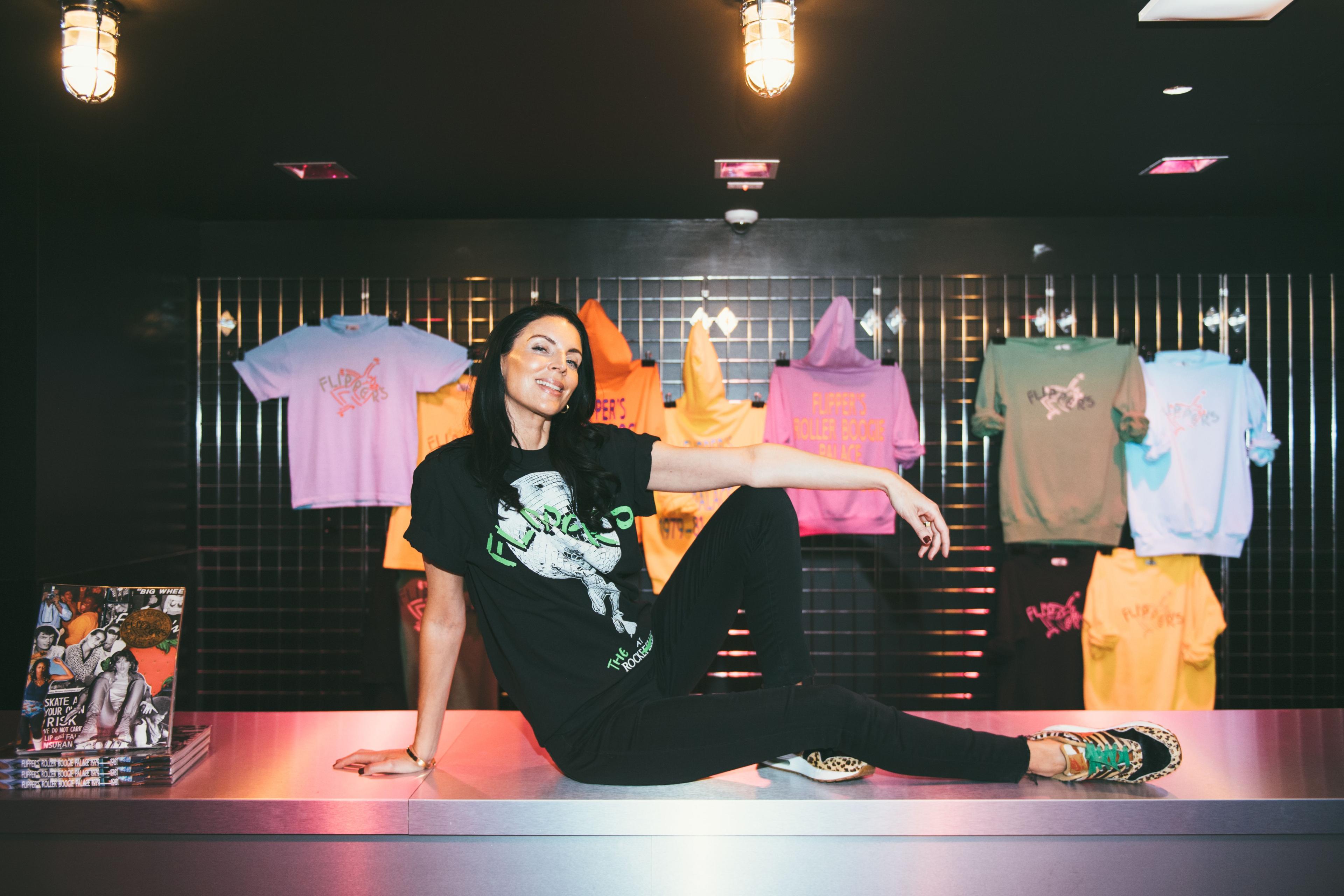 Liberty Ross at Flipper's Roller Boogie Palace at The Rink