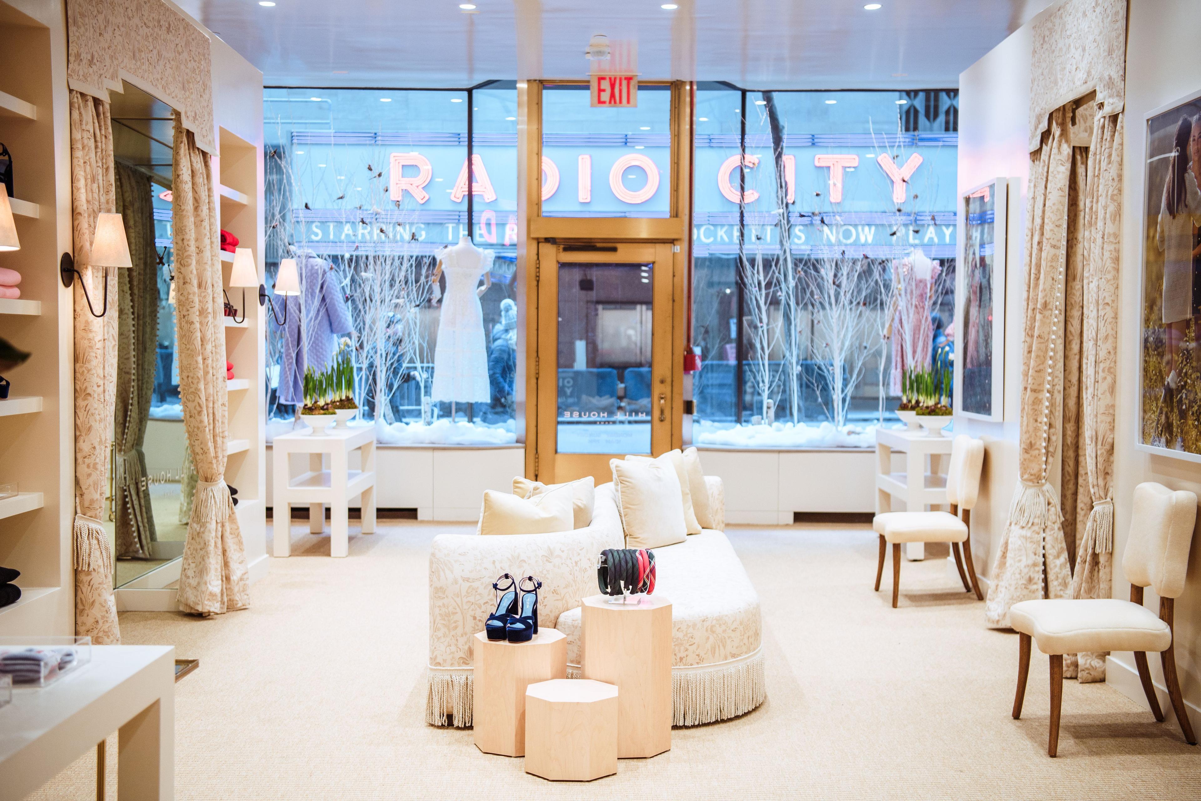 Inside the Hill House Home store at Rockefeller Center