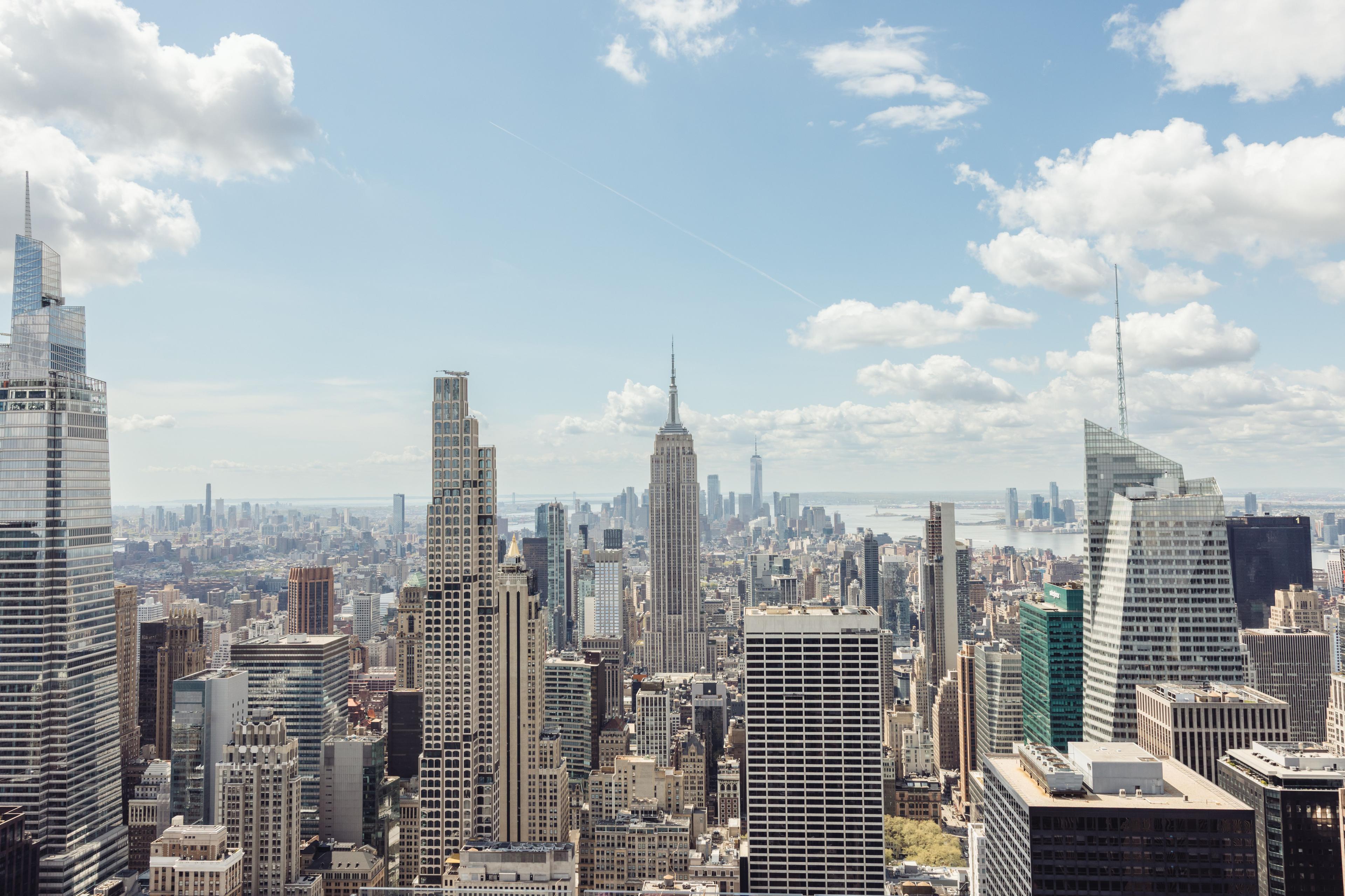 new york city view from top of the rock