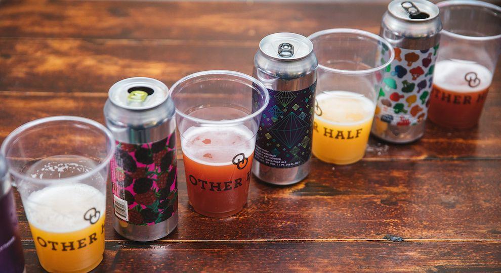 Selection of beer from Other Half Brewing