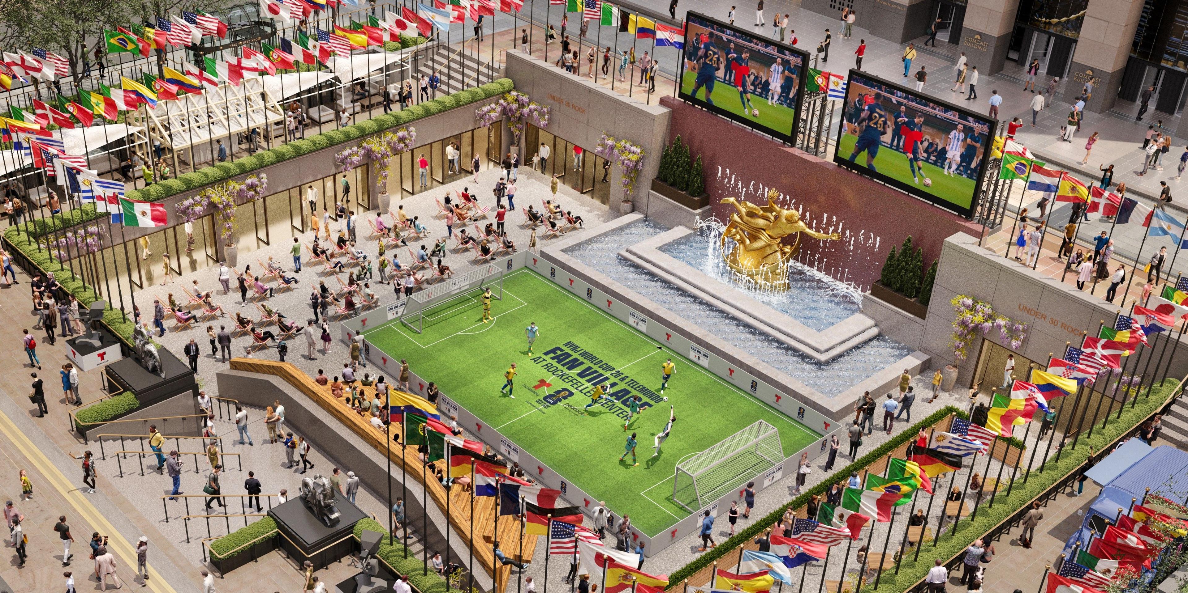 NYNJ World Cup 26 & Telemundo Fan Village at Rockefeller Center