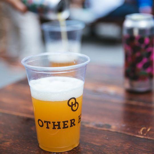 Pint of beer from Other Half Brewing