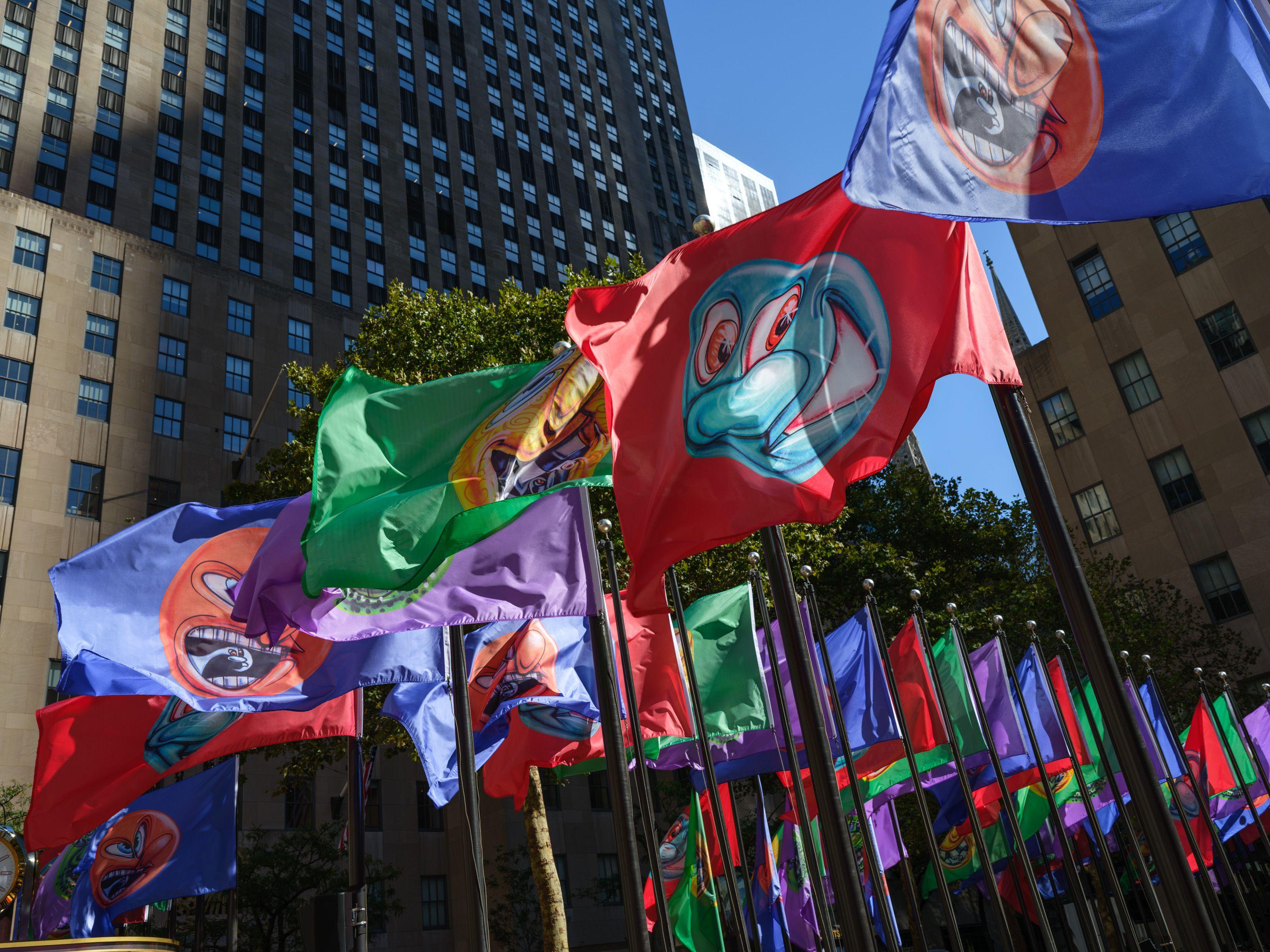 kenny scharf flags