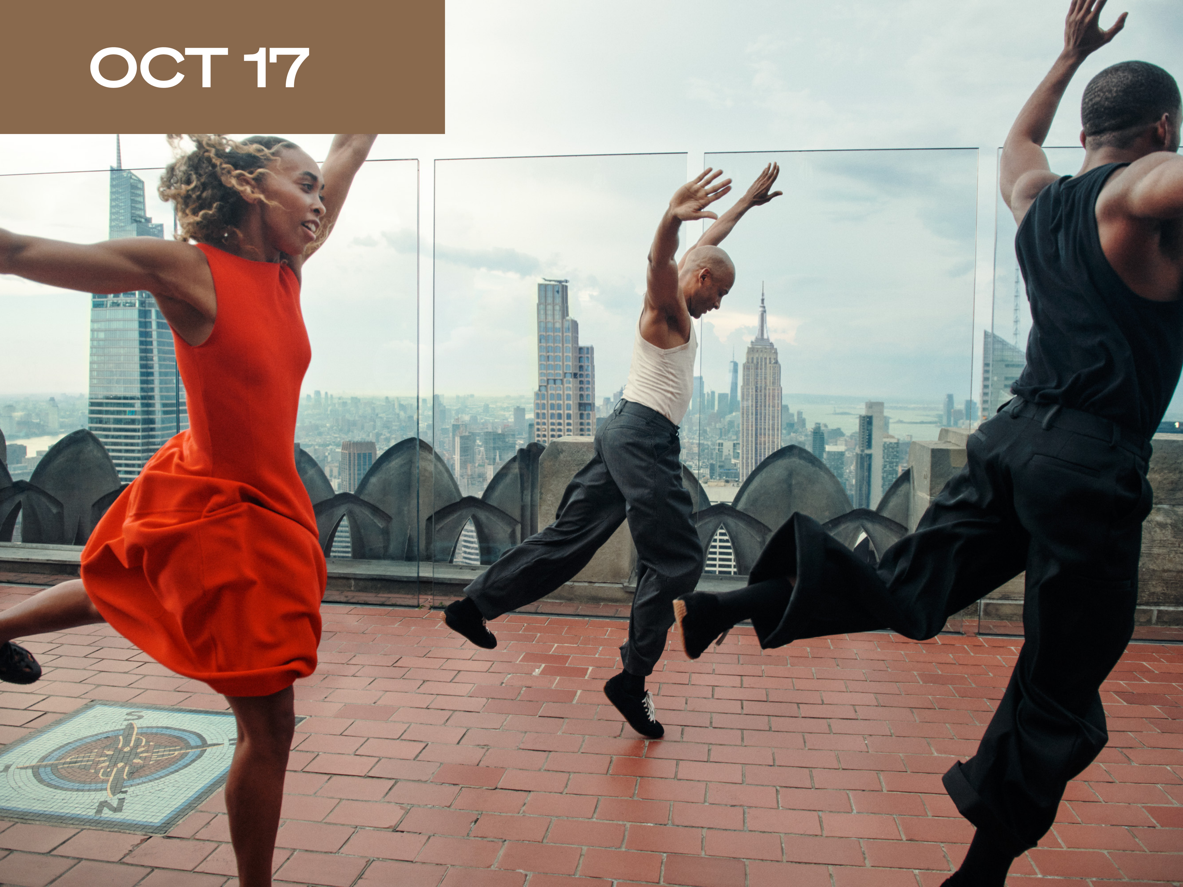 alvin ailey dancers at rockefeller center