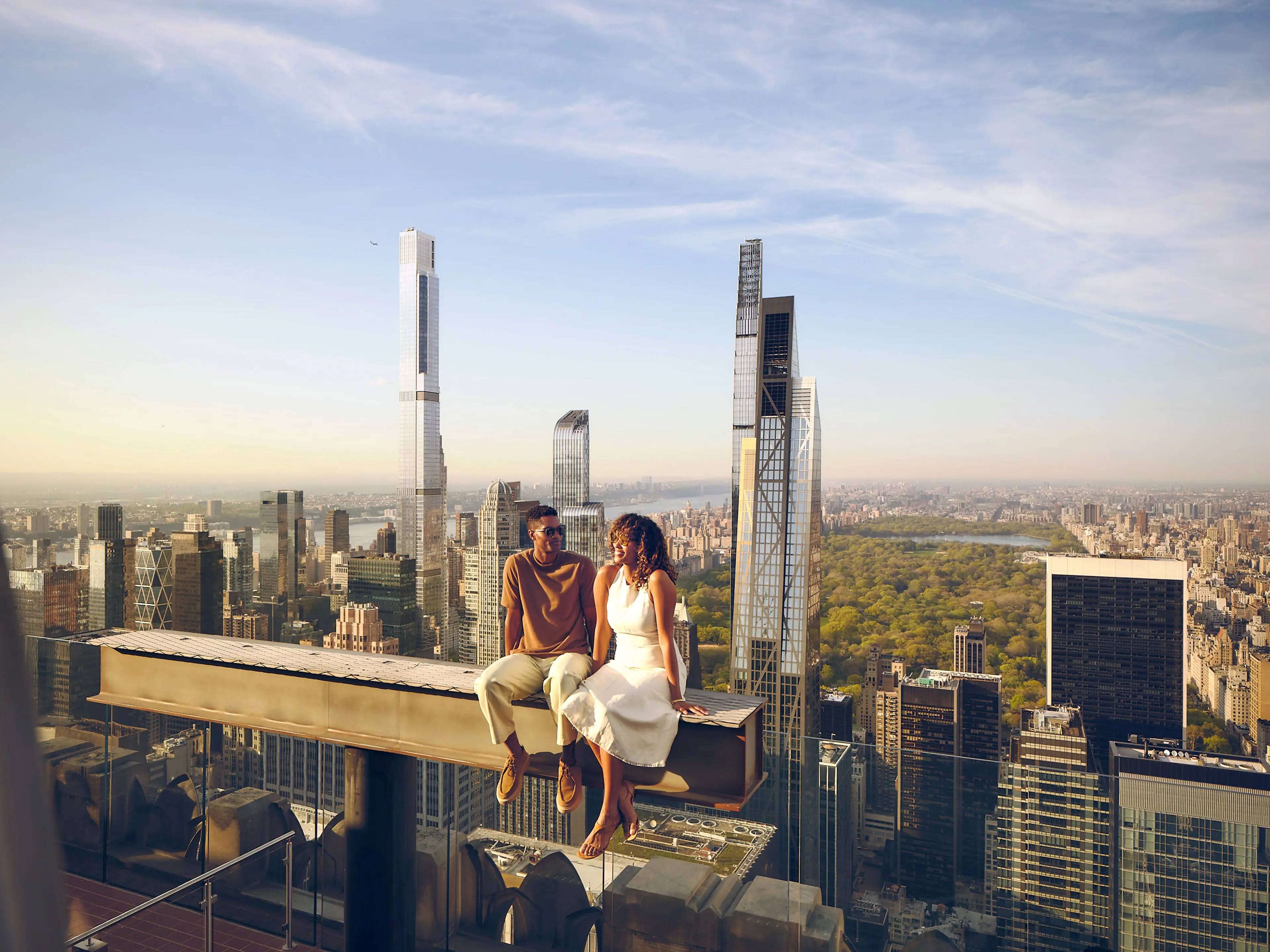 the beam experience at top of the rock